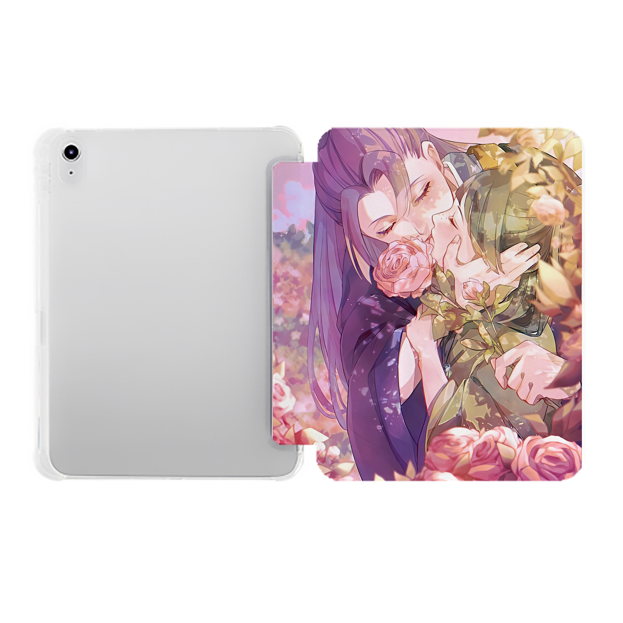 （画像用） 薬屋のひとりごと The Apothecary Diaries IPad ケース ペン収納付き 三つ折りスタンド PUレザー×シリコン 対応機種9.5/10.5/10.9インチ